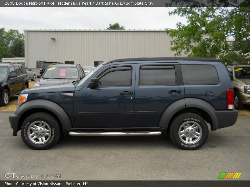 Modern Blue Pearl / Dark Slate Gray/Light Slate Gray 2008 Dodge Nitro SXT 4x4