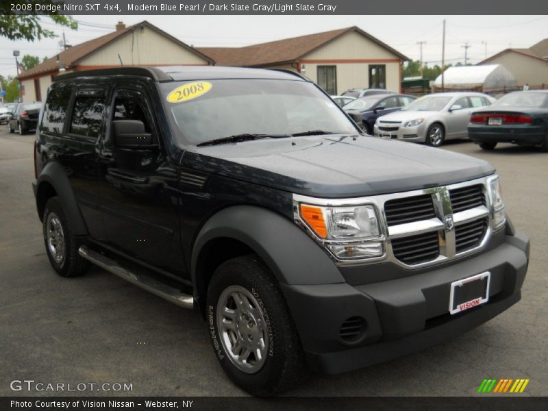 Modern Blue Pearl / Dark Slate Gray/Light Slate Gray 2008 Dodge Nitro SXT 4x4