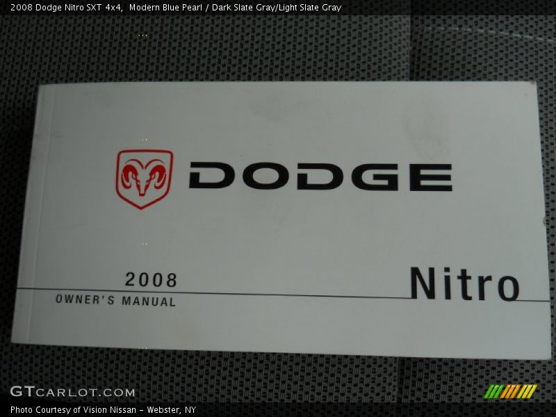 Modern Blue Pearl / Dark Slate Gray/Light Slate Gray 2008 Dodge Nitro SXT 4x4