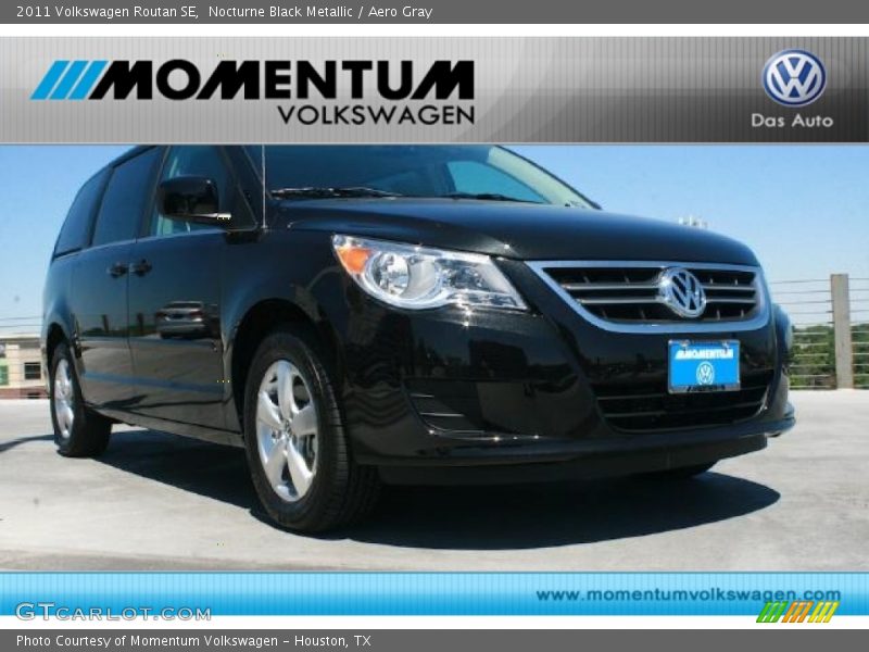 Nocturne Black Metallic / Aero Gray 2011 Volkswagen Routan SE