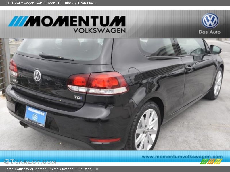 Black / Titan Black 2011 Volkswagen Golf 2 Door TDI