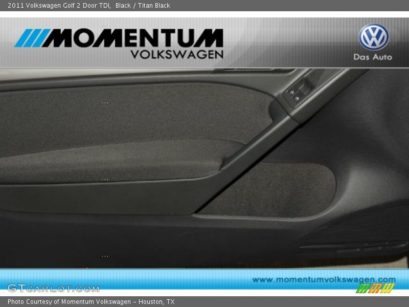 Black / Titan Black 2011 Volkswagen Golf 2 Door TDI