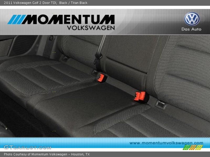 Black / Titan Black 2011 Volkswagen Golf 2 Door TDI