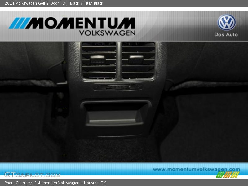 Black / Titan Black 2011 Volkswagen Golf 2 Door TDI