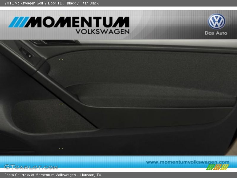 Black / Titan Black 2011 Volkswagen Golf 2 Door TDI
