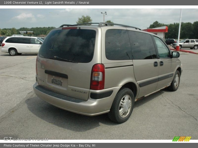 Light Sandrift Metallic / Neutral 1998 Chevrolet Venture LS