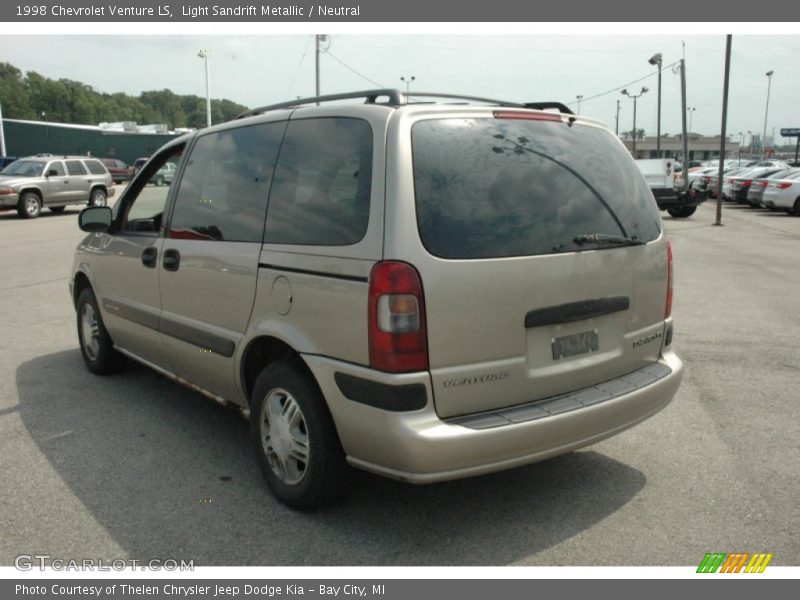 Light Sandrift Metallic / Neutral 1998 Chevrolet Venture LS