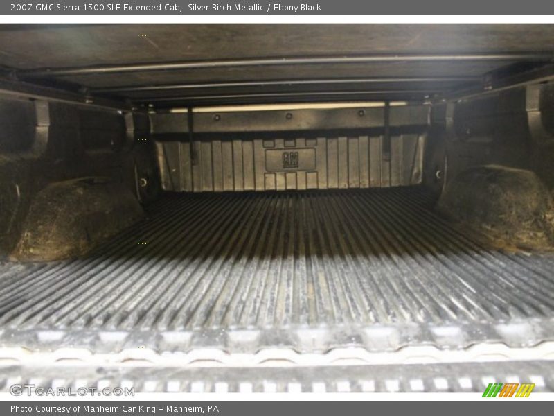 Silver Birch Metallic / Ebony Black 2007 GMC Sierra 1500 SLE Extended Cab