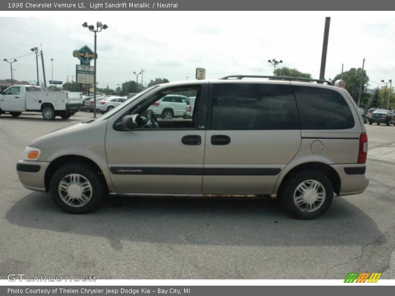 Light Sandrift Metallic / Neutral 1998 Chevrolet Venture LS