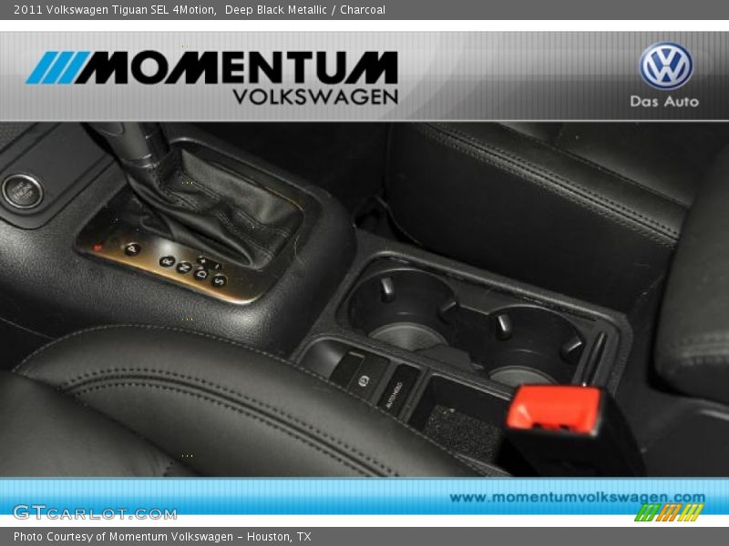 Deep Black Metallic / Charcoal 2011 Volkswagen Tiguan SEL 4Motion