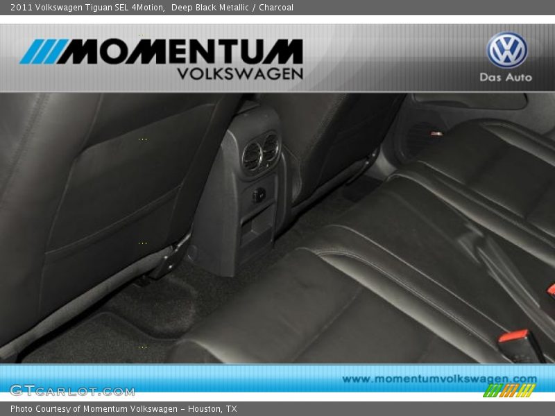 Deep Black Metallic / Charcoal 2011 Volkswagen Tiguan SEL 4Motion