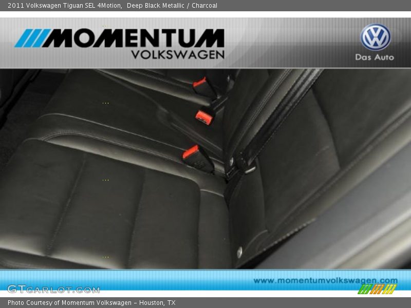 Deep Black Metallic / Charcoal 2011 Volkswagen Tiguan SEL 4Motion