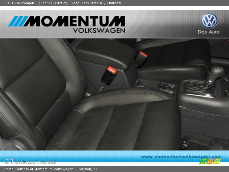 Deep Black Metallic / Charcoal 2011 Volkswagen Tiguan SEL 4Motion