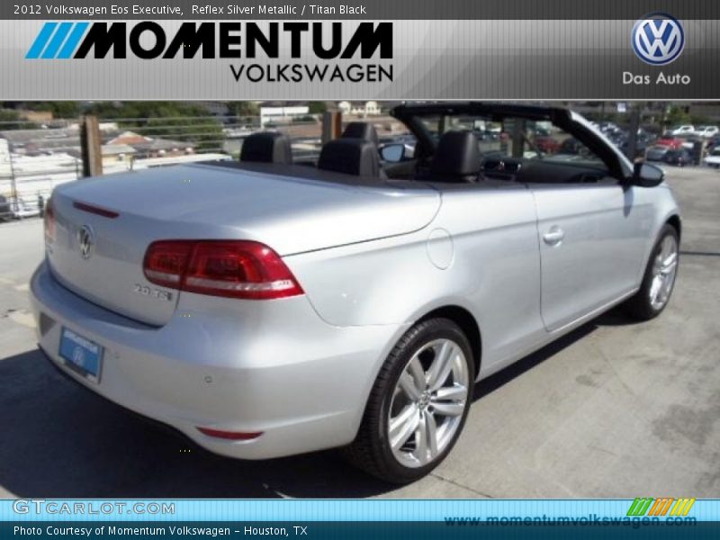 Reflex Silver Metallic / Titan Black 2012 Volkswagen Eos Executive
