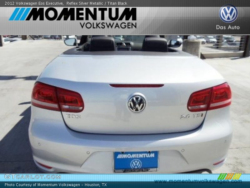 Reflex Silver Metallic / Titan Black 2012 Volkswagen Eos Executive