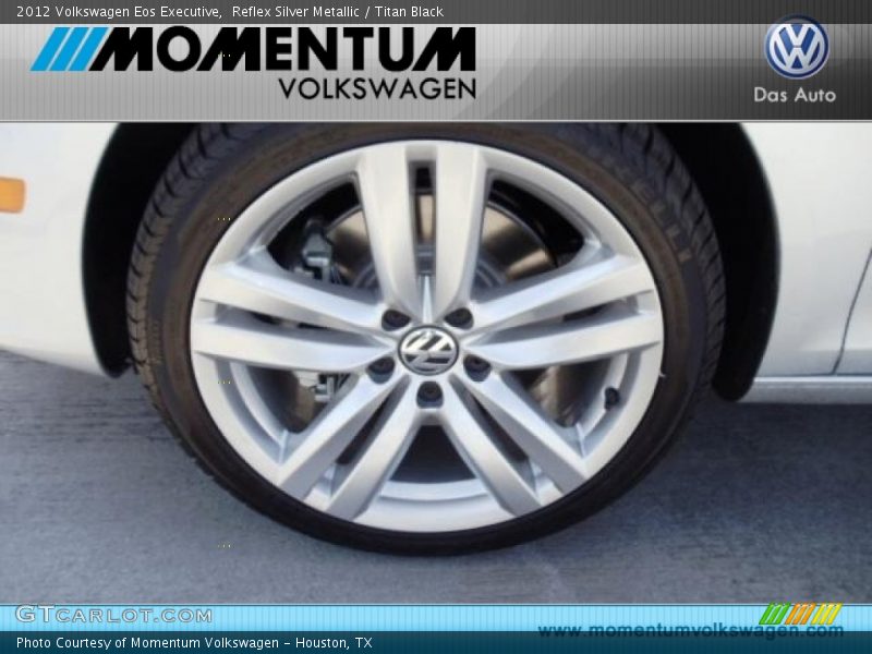 Reflex Silver Metallic / Titan Black 2012 Volkswagen Eos Executive