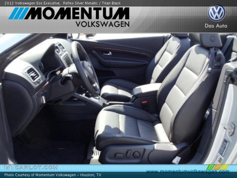 Reflex Silver Metallic / Titan Black 2012 Volkswagen Eos Executive