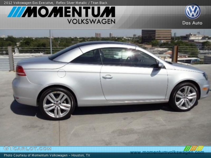 Reflex Silver Metallic / Titan Black 2012 Volkswagen Eos Executive