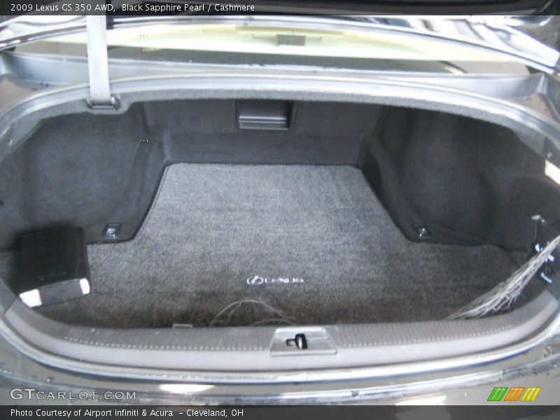 Black Sapphire Pearl / Cashmere 2009 Lexus GS 350 AWD