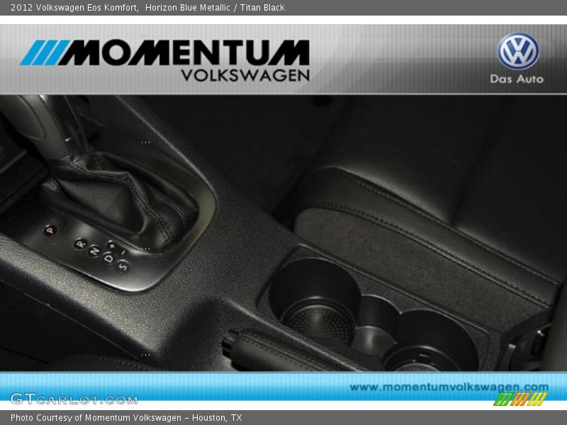 Horizon Blue Metallic / Titan Black 2012 Volkswagen Eos Komfort