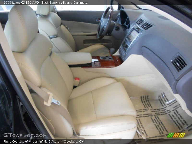Black Sapphire Pearl / Cashmere 2009 Lexus GS 350 AWD
