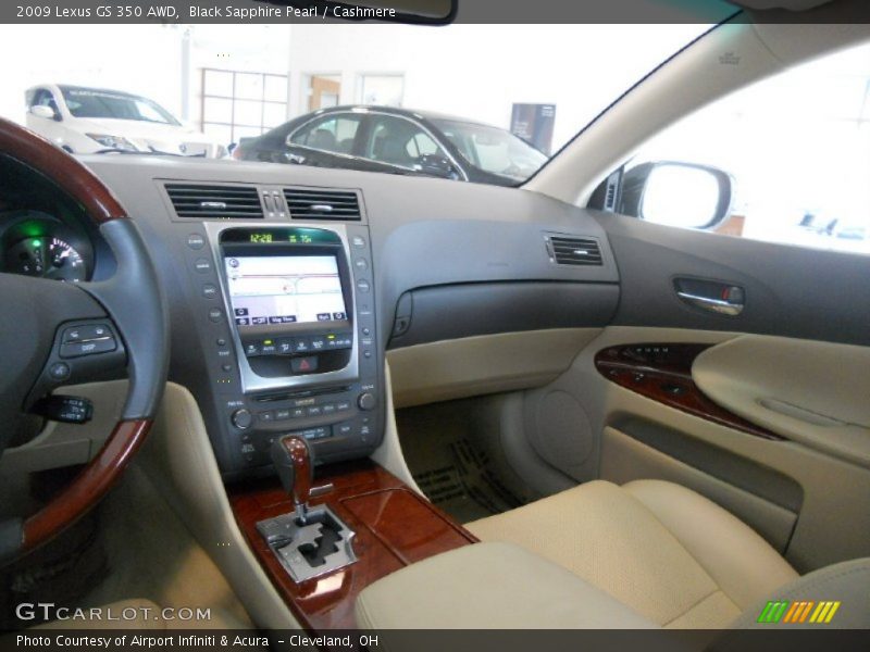 Black Sapphire Pearl / Cashmere 2009 Lexus GS 350 AWD