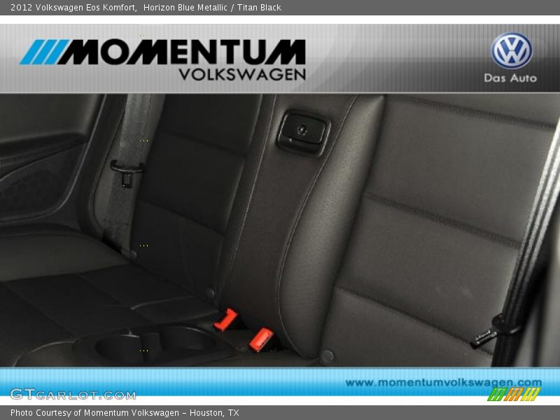 Horizon Blue Metallic / Titan Black 2012 Volkswagen Eos Komfort