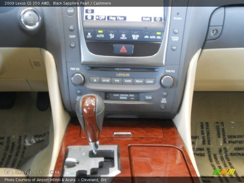 Black Sapphire Pearl / Cashmere 2009 Lexus GS 350 AWD