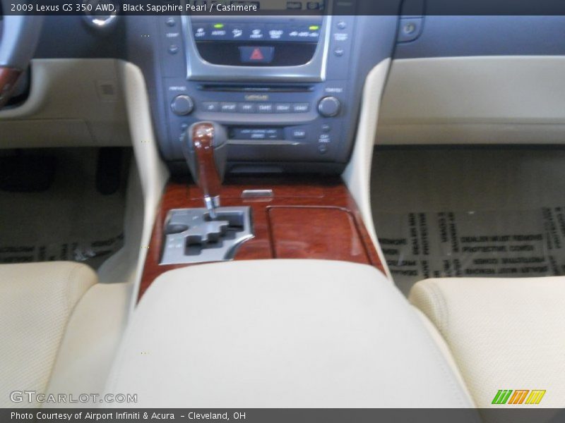 Black Sapphire Pearl / Cashmere 2009 Lexus GS 350 AWD