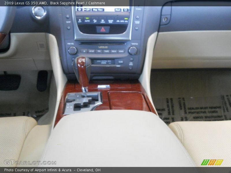 Black Sapphire Pearl / Cashmere 2009 Lexus GS 350 AWD
