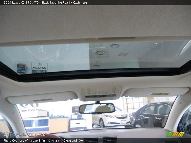 Black Sapphire Pearl / Cashmere 2009 Lexus GS 350 AWD