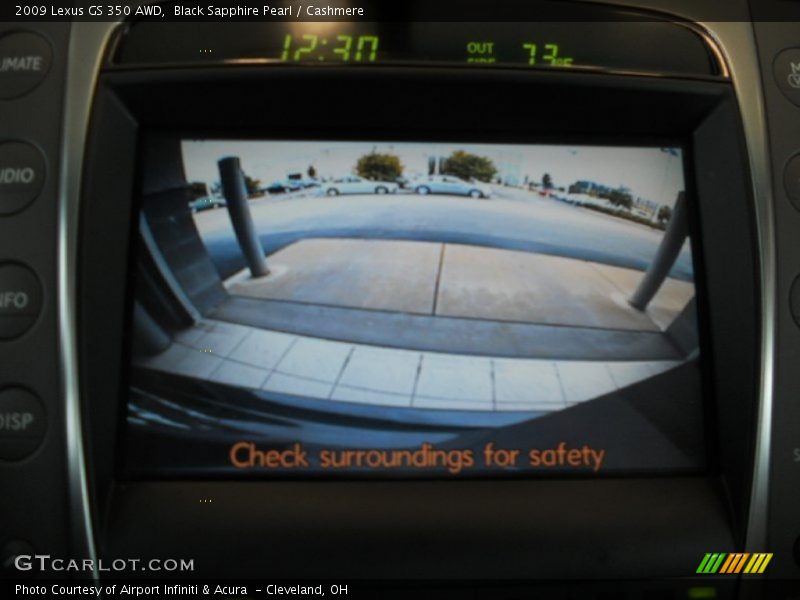 Black Sapphire Pearl / Cashmere 2009 Lexus GS 350 AWD