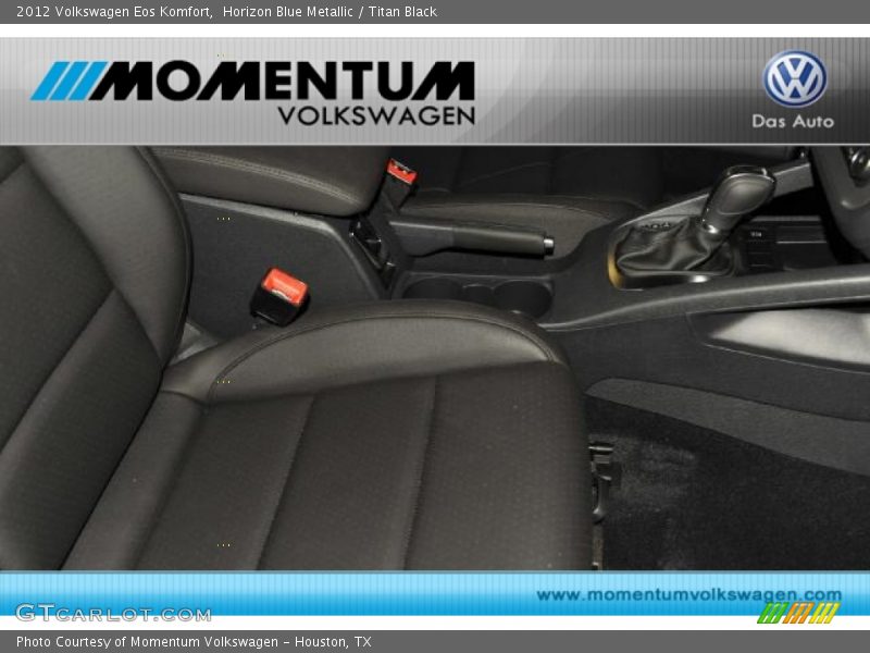 Horizon Blue Metallic / Titan Black 2012 Volkswagen Eos Komfort
