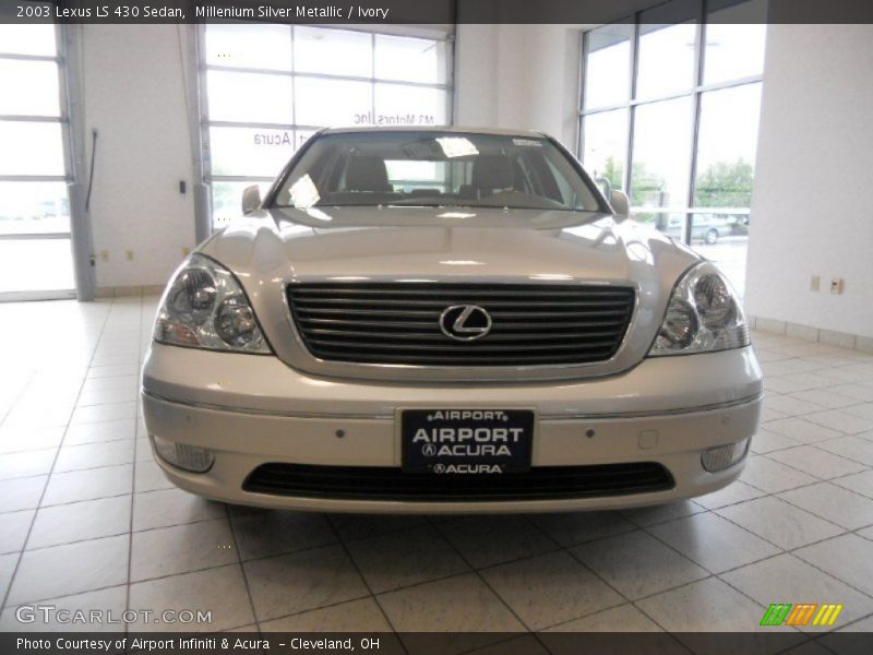 Millenium Silver Metallic / Ivory 2003 Lexus LS 430 Sedan