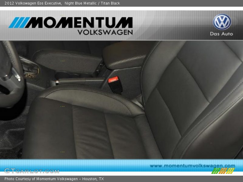 Night Blue Metallic / Titan Black 2012 Volkswagen Eos Executive