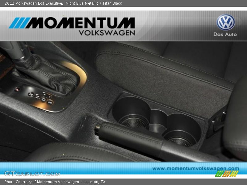 Night Blue Metallic / Titan Black 2012 Volkswagen Eos Executive
