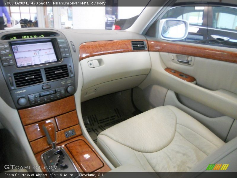 Millenium Silver Metallic / Ivory 2003 Lexus LS 430 Sedan