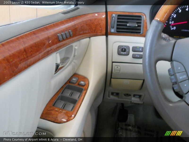 Millenium Silver Metallic / Ivory 2003 Lexus LS 430 Sedan