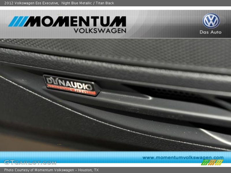 Night Blue Metallic / Titan Black 2012 Volkswagen Eos Executive