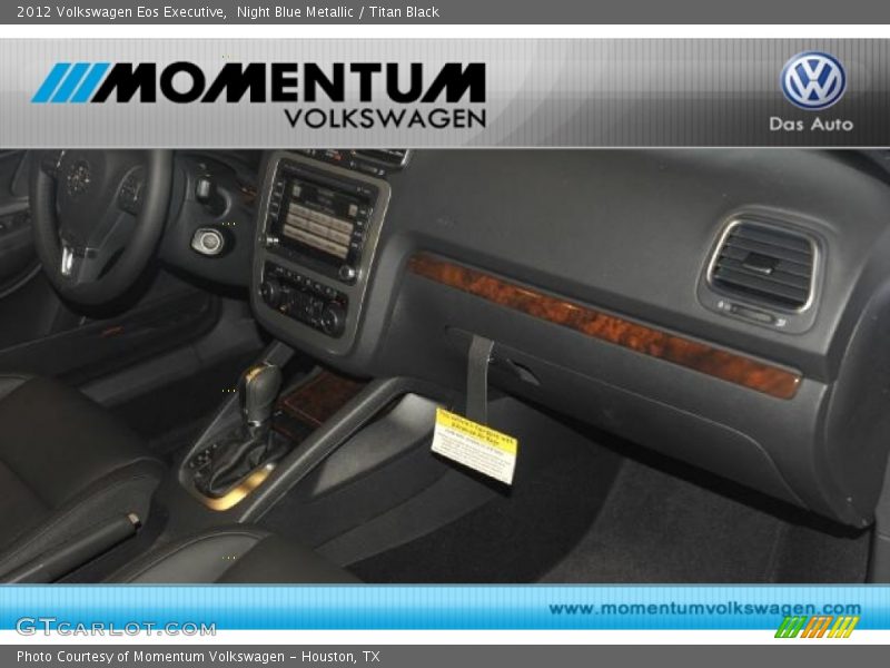 Night Blue Metallic / Titan Black 2012 Volkswagen Eos Executive