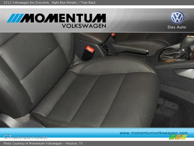 Night Blue Metallic / Titan Black 2012 Volkswagen Eos Executive