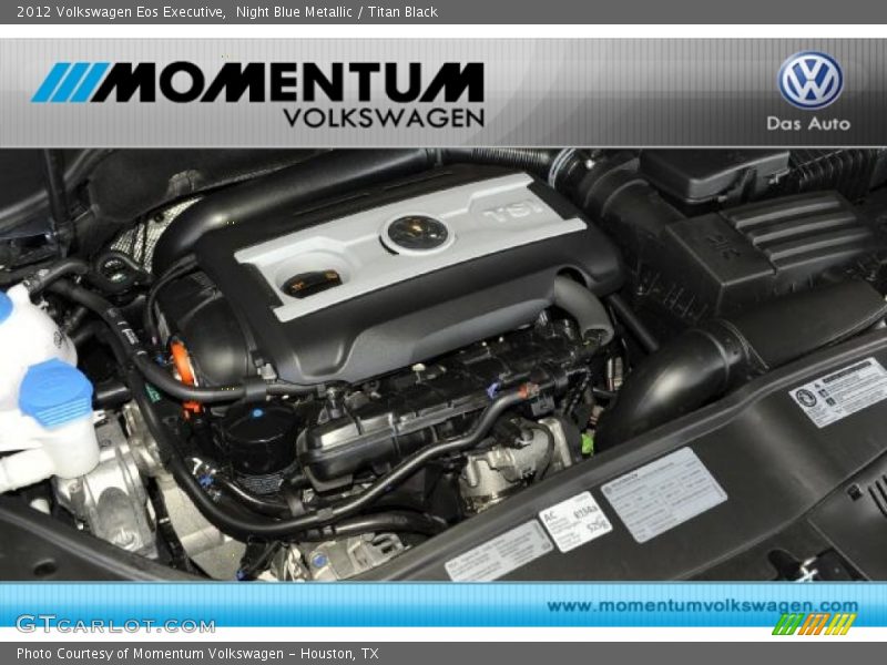 Night Blue Metallic / Titan Black 2012 Volkswagen Eos Executive