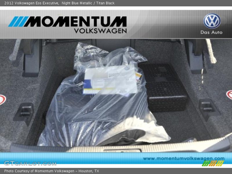 Night Blue Metallic / Titan Black 2012 Volkswagen Eos Executive