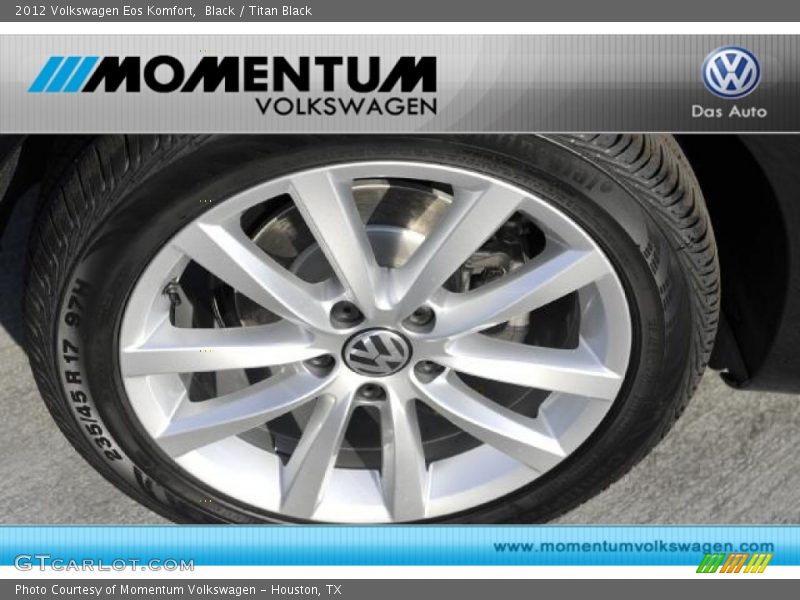 Black / Titan Black 2012 Volkswagen Eos Komfort