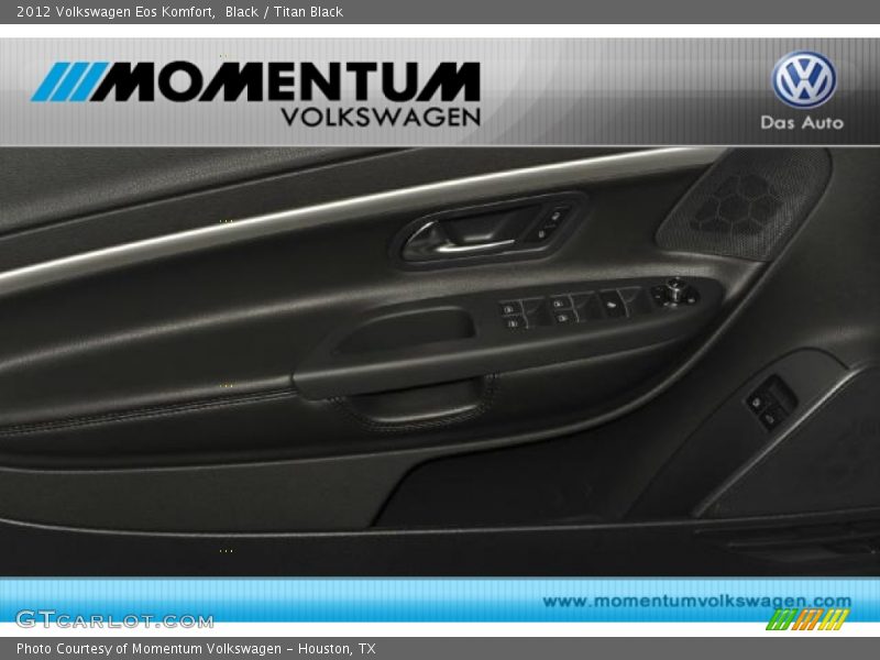Black / Titan Black 2012 Volkswagen Eos Komfort