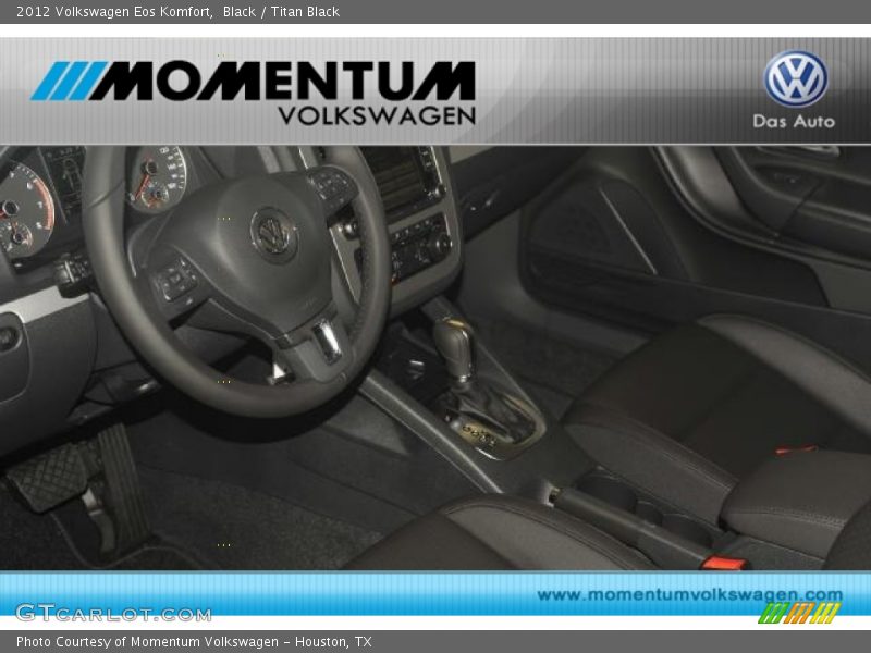 Black / Titan Black 2012 Volkswagen Eos Komfort