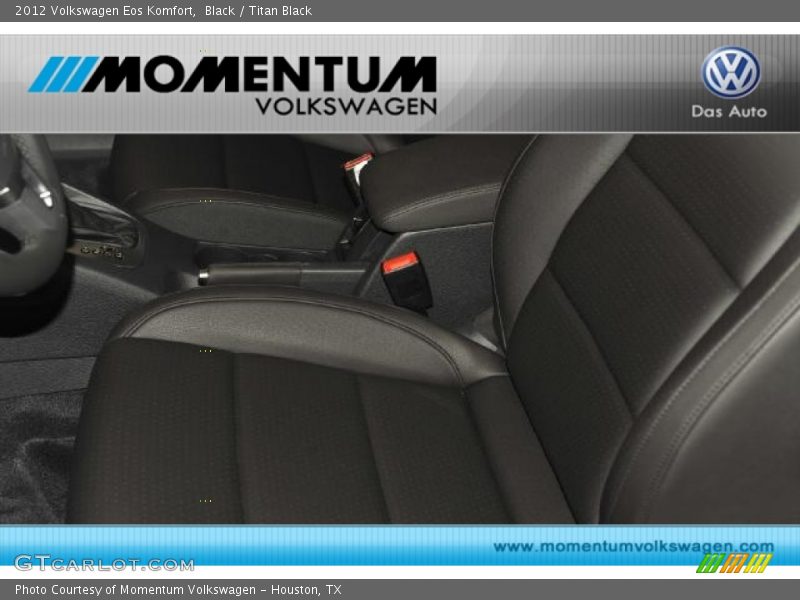 Black / Titan Black 2012 Volkswagen Eos Komfort