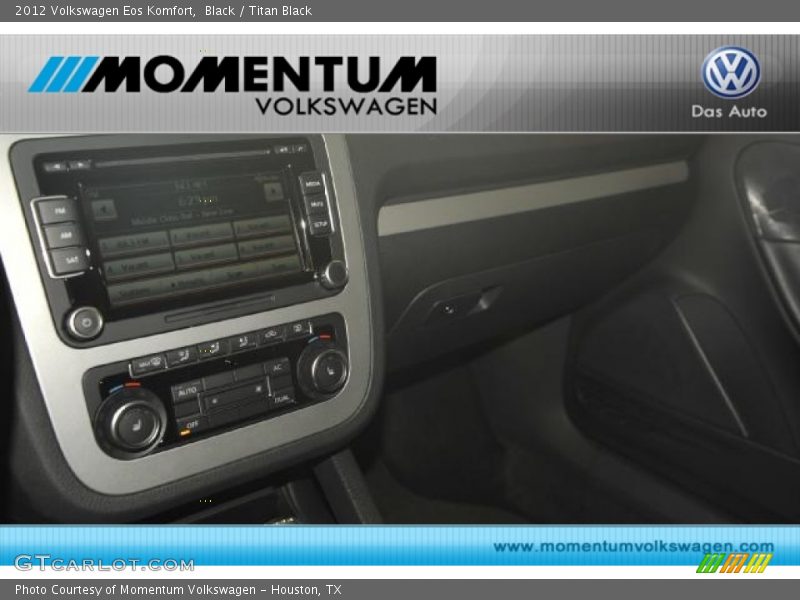 Black / Titan Black 2012 Volkswagen Eos Komfort