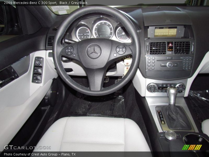 Black / Grey/Black 2009 Mercedes-Benz C 300 Sport
