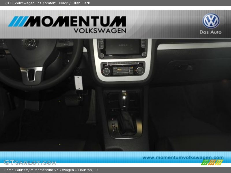 Black / Titan Black 2012 Volkswagen Eos Komfort